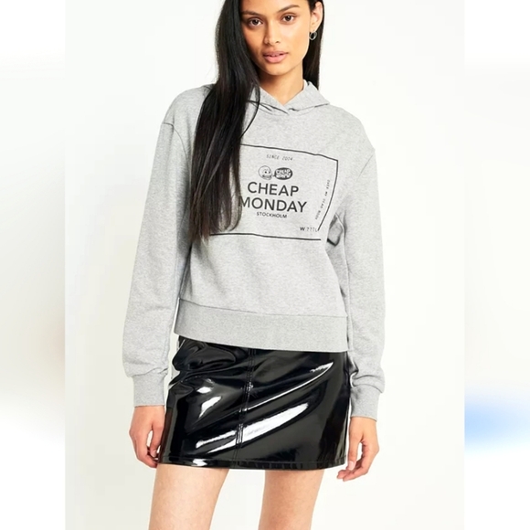 Cheap Monday logo hoodie size M - Picture 1 of 6